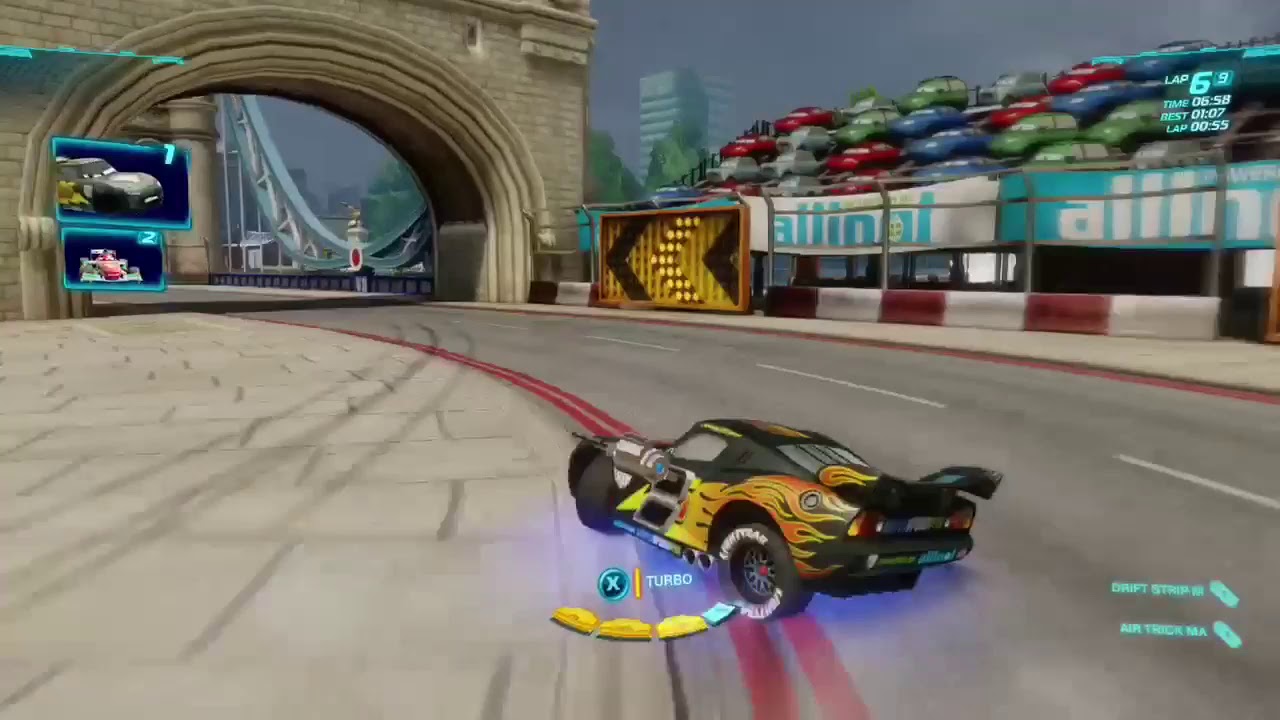 Cars 2 The Video Game | Carbon Fiber Lightning - Buckingham Sprint | 9 laps