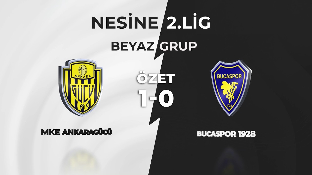 Ankarag&uuml;c&uuml; 1-0 Bucaspor 1928 | Ma&ccedil; &Ouml;zeti