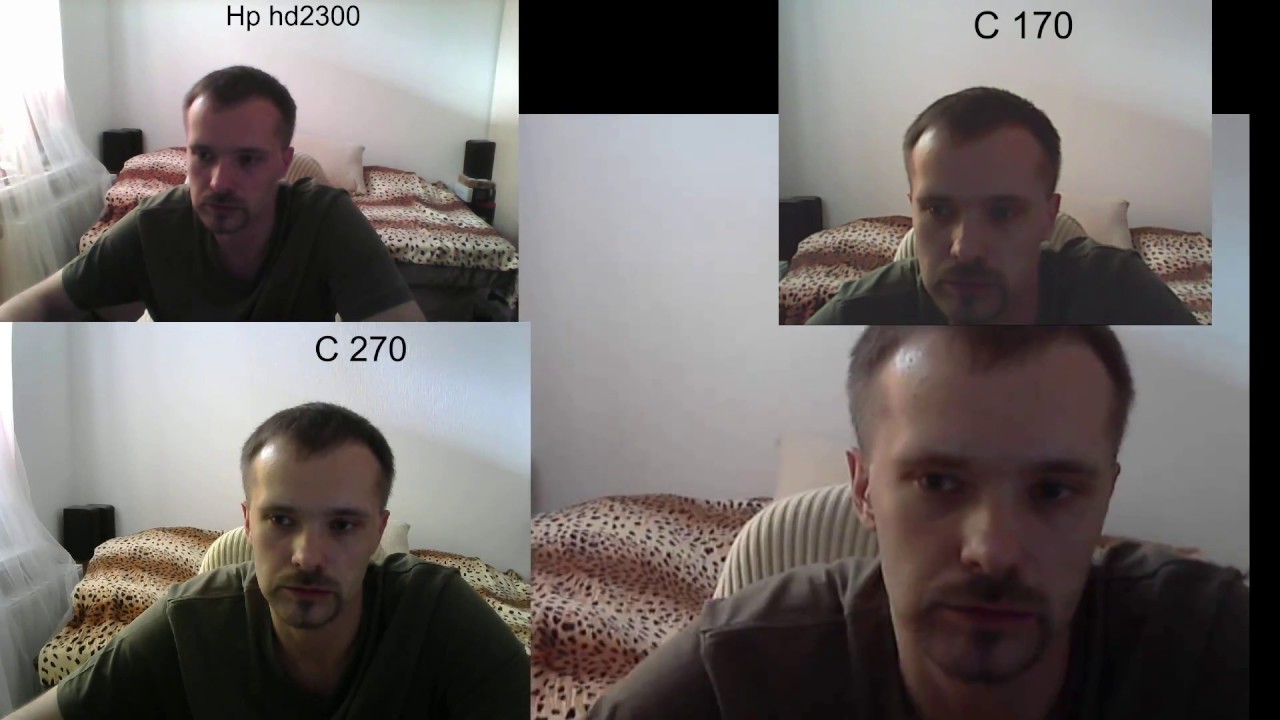 сравнение камер hp hd2300,logitech: C170, C270, C310