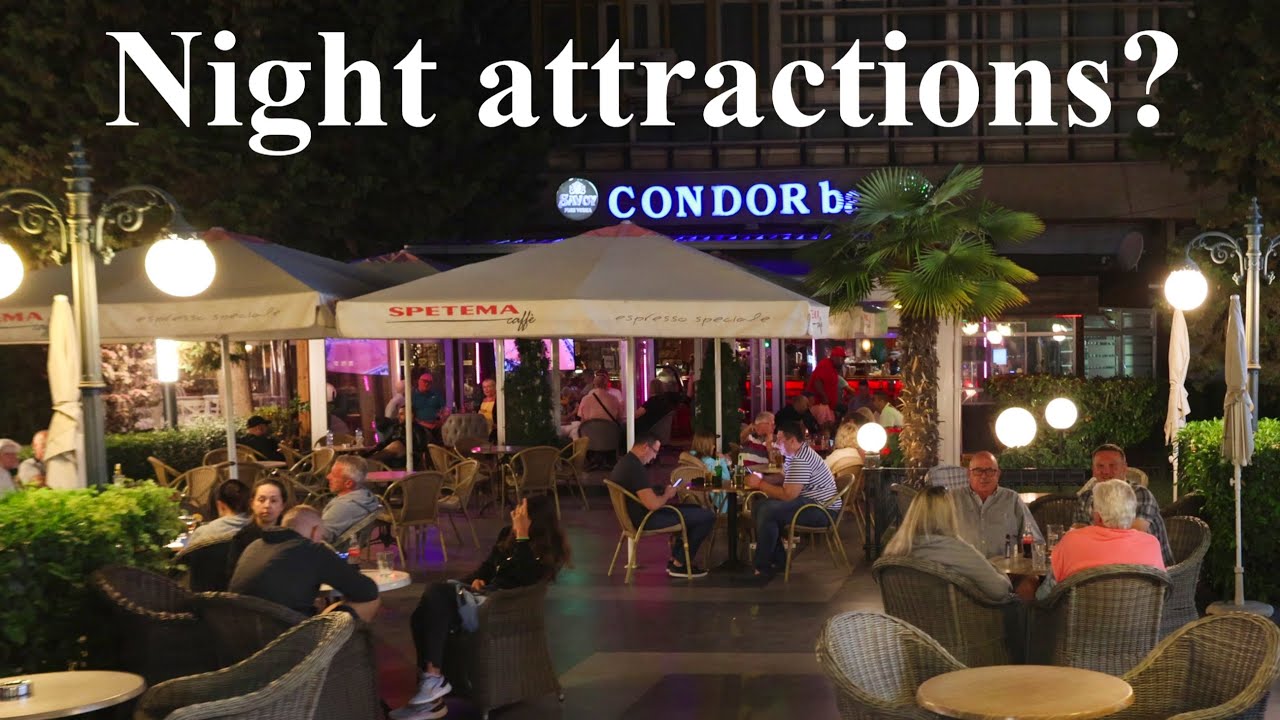 Sunny Beach, Bulgaria. Becomes alive in the night!.