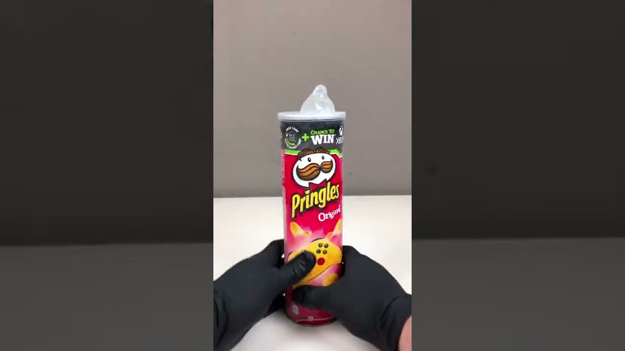 Pringles Covered by balloon | Experiment No.491 | Funny Tricks #Experiment #Tips #Shorts #ytshorts