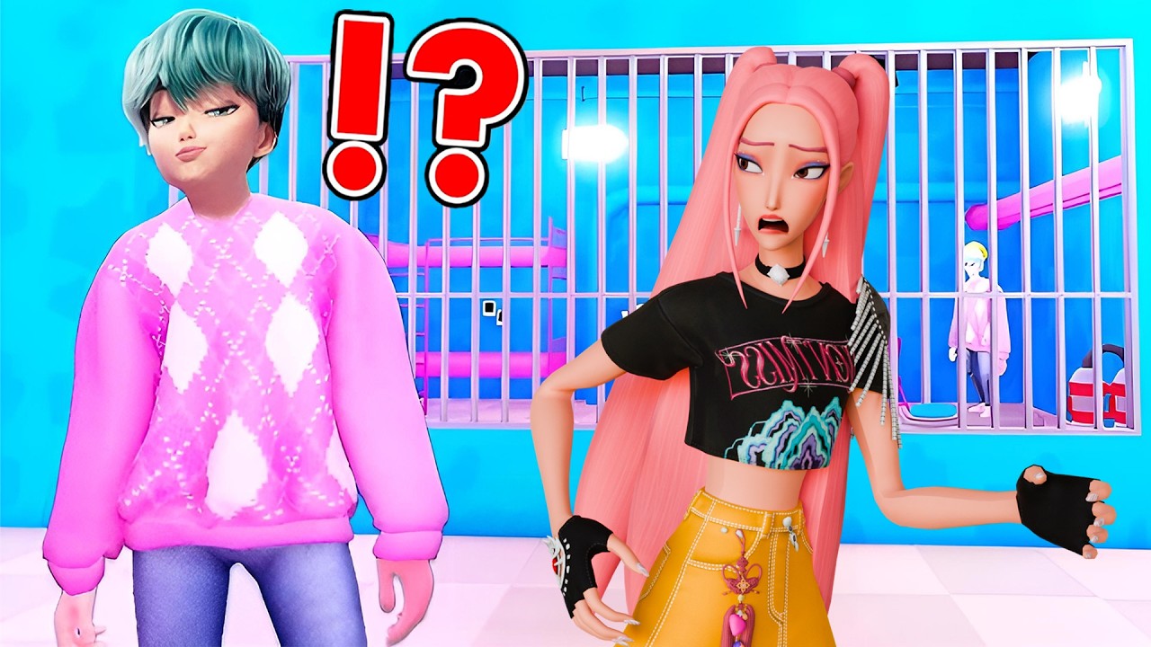 Mira Plays Escape Baby Saja Prison Run in Roblox
