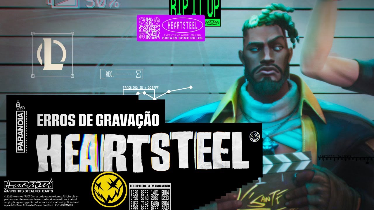 HEARTSTEEL – Erros de Gravação do Videoclipe de PARANOIA