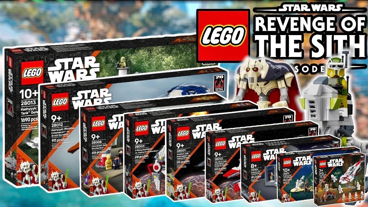 The ULTIMATE LEGO Star Wars Episode 3 Revenge of the Sith Wave! 