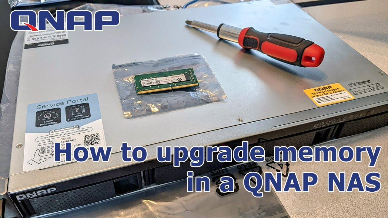 How to upgrade memory in a QNAP NAS