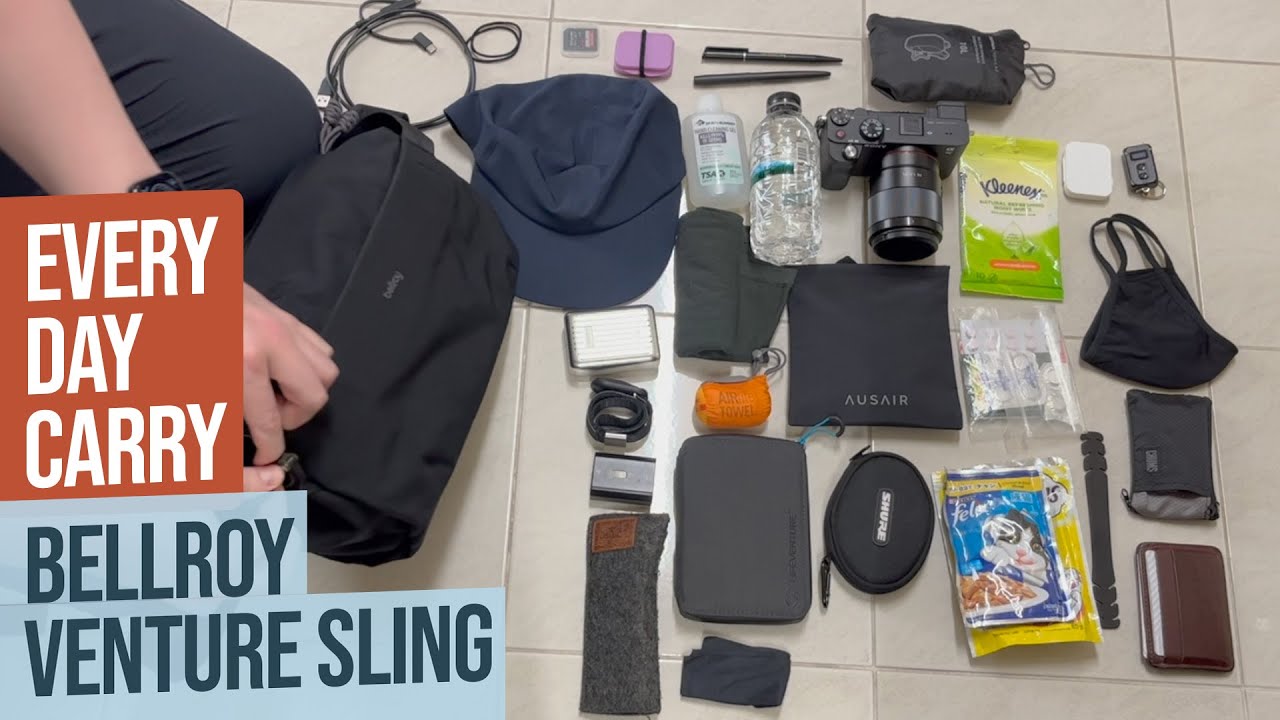 EDC Packing List 2.5kg/5lbs | Bellroy Venture Sling 9L