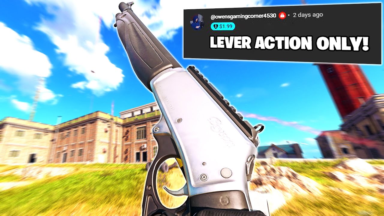 I Won Using ONLY this LEVER ACTION Rifle in WARZONE! 😭 (Season 3 Reloaded)