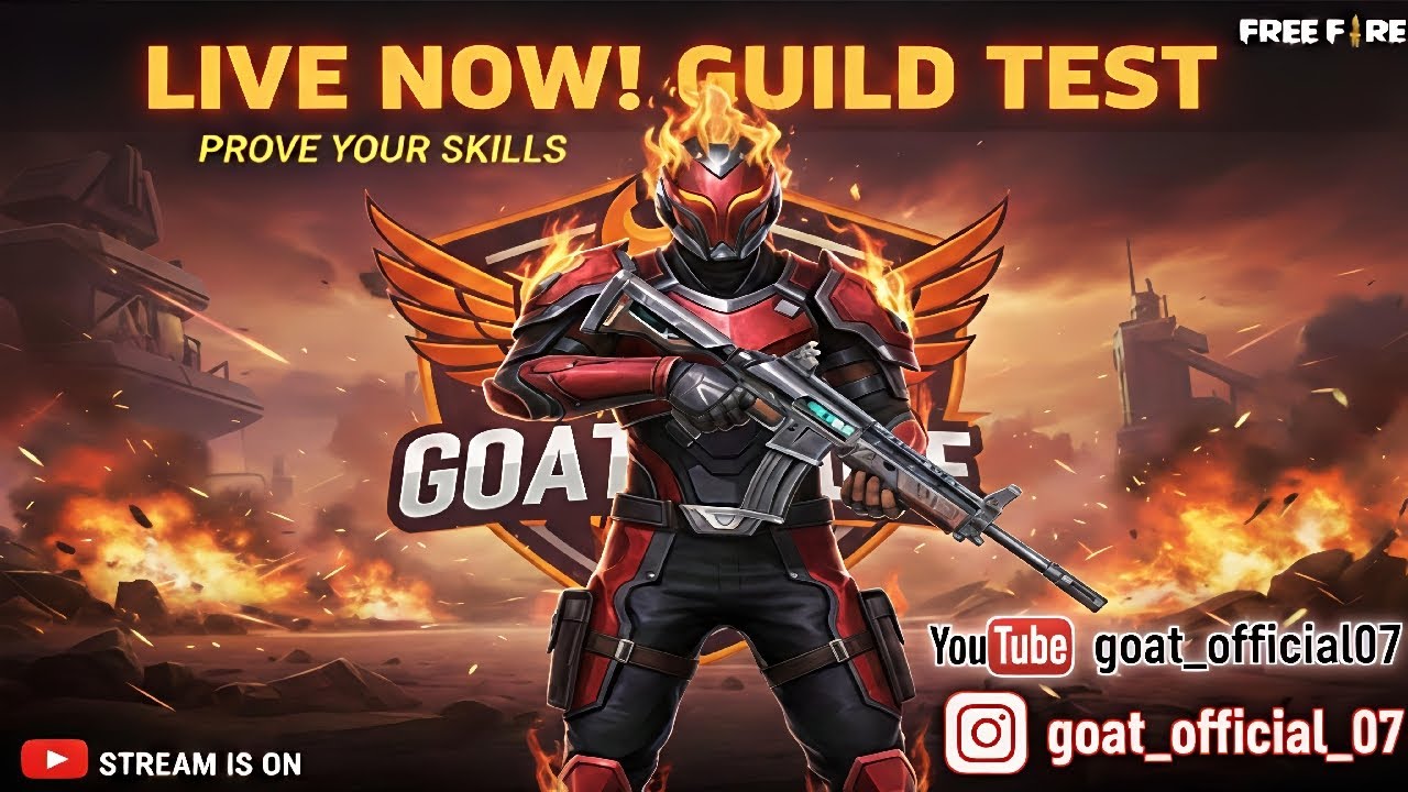 1V2 1V4 🗿 HARD-CORE GUILD TEST ☠️ 💀 ARE YOU READY #GUILDTEST #1V4 #LIVE