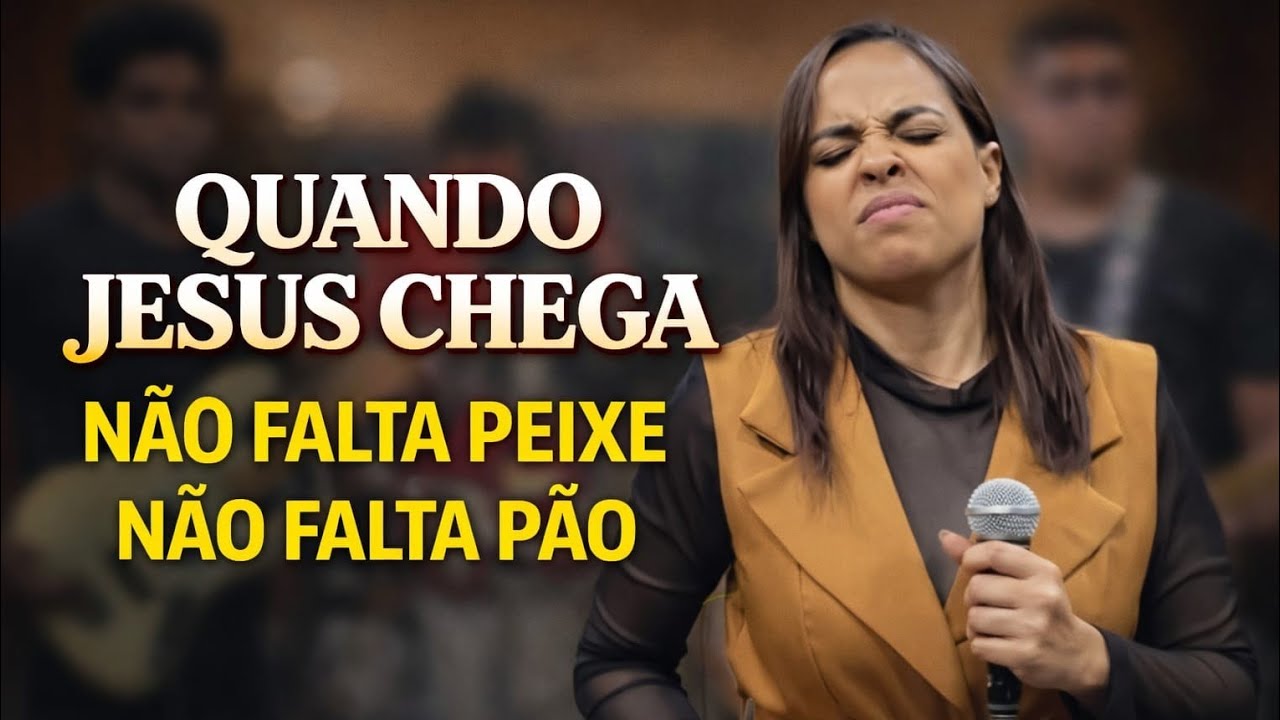 QUANDO JESUS CHEGA NÃO FALTA PEIXE NÃO FALTA PÃO 🔥| PRA: RAQUEL MELO
