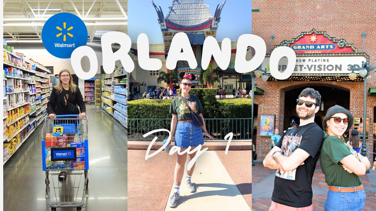 DAY 1 WALMART ESSENTIALS - Hollywood Studios - Round Up Rodeo BBQ - Walt Disney World Vlog