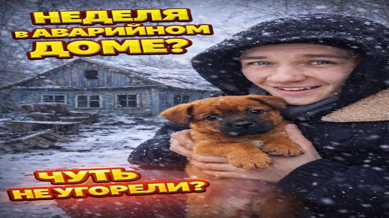 НЕДЕЛЯ В АВАРИЙНОМ ДОМЕ? ЧУТЬ НЕ УГОРЕЛИ? Влог о переезде и о моем новом друге