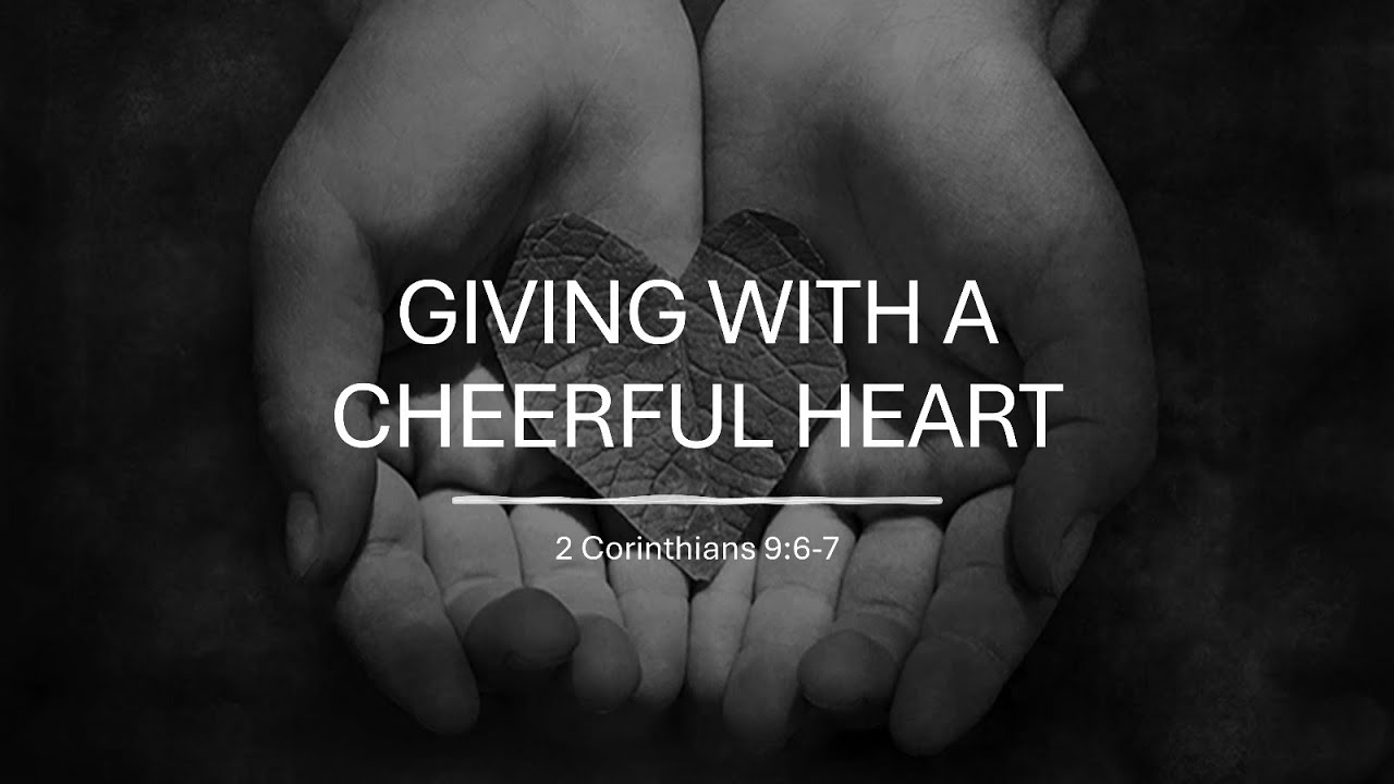Giving With a Cheerful Heart | Morning Devotion | MCC Ministries