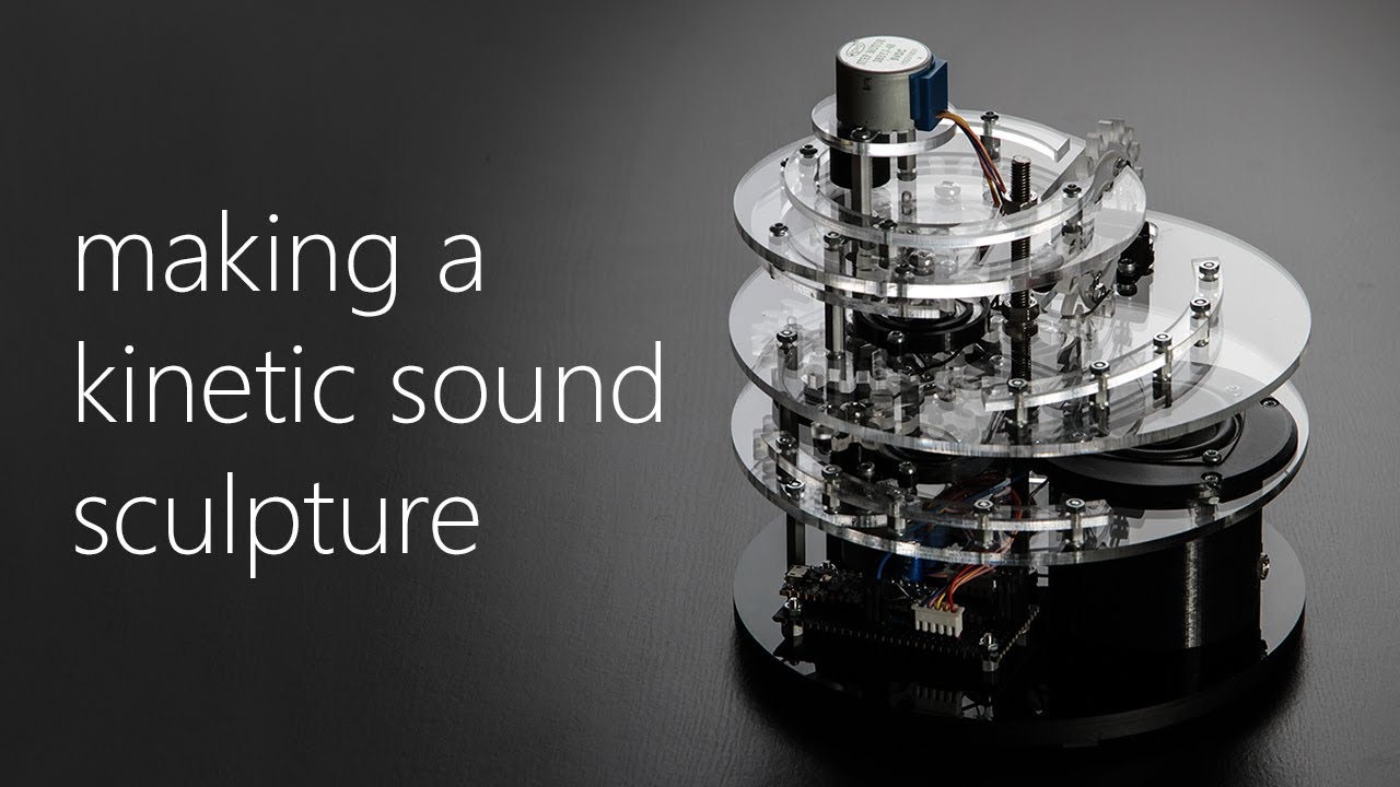 Building a motor-driven kinetic sound sculpture | intermittent luminal phase