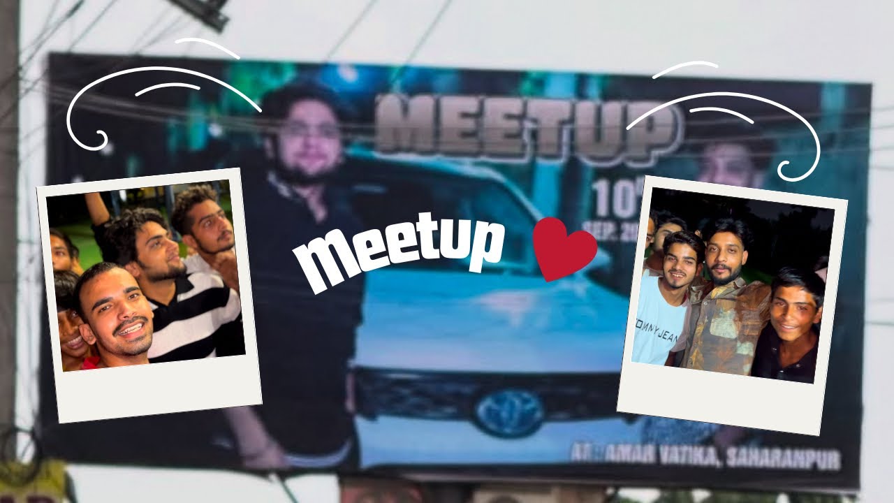 Meetup se pehle Ghr hi bula liya tharabhaigujjar ko🤝😁