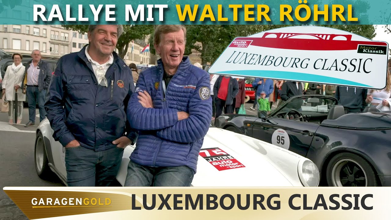 Rallye Luxembourg Classic 2021 mit Walter Röhrl - Garagengold