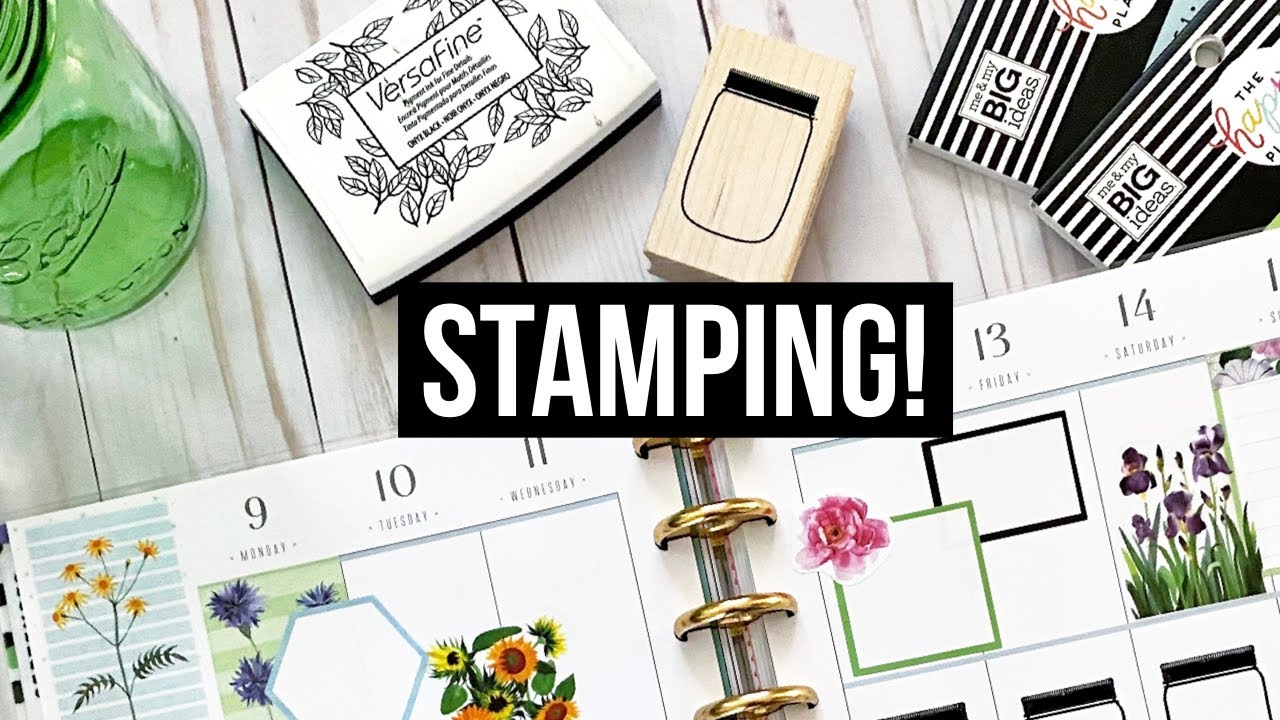 Plan With Me // Collab with Natasha's Plans - Stamping! // Classic Happy Planner // Nov 9-15, 2020