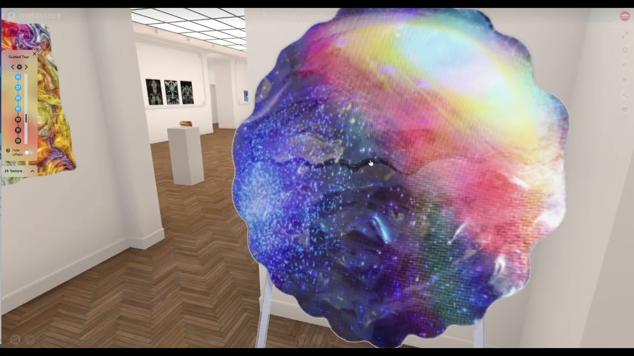 Guida al Metaverso virtual Tour 2024 - Biennale di Cosenza - Arte 2024