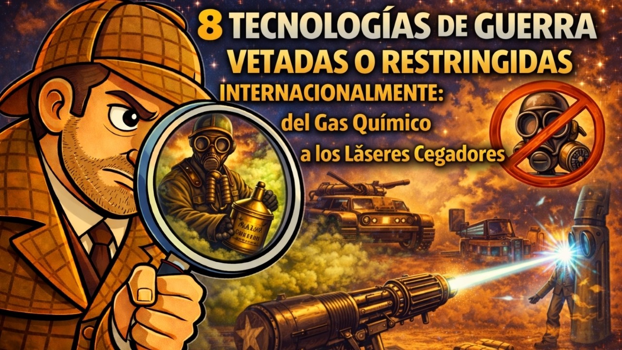 8 Tecnologías de Guerra  Restringidas Internacionalmente: del Gas Químico a los Láseres Cegadores
