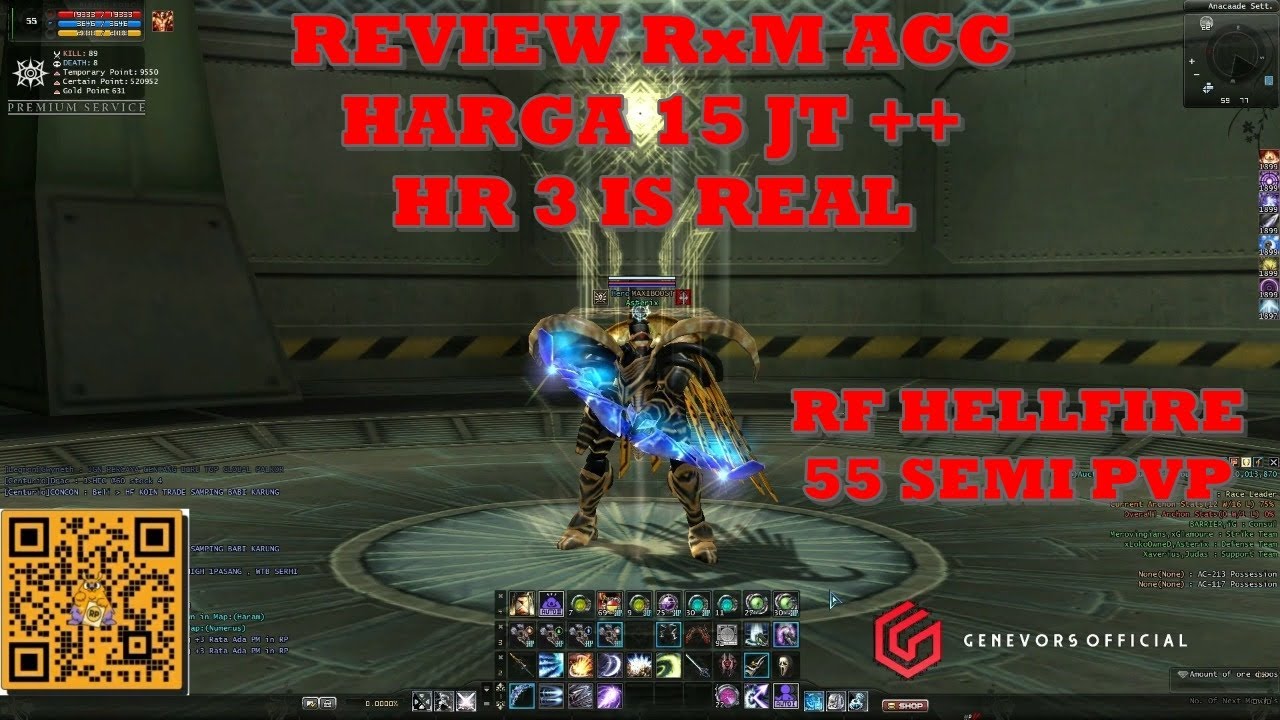 REVIEW RxM ACC 15 JT ++ - HR 3 is REALLL - RF HELLFIRE 55 SEMI PVP - GASKEUNNN !!!