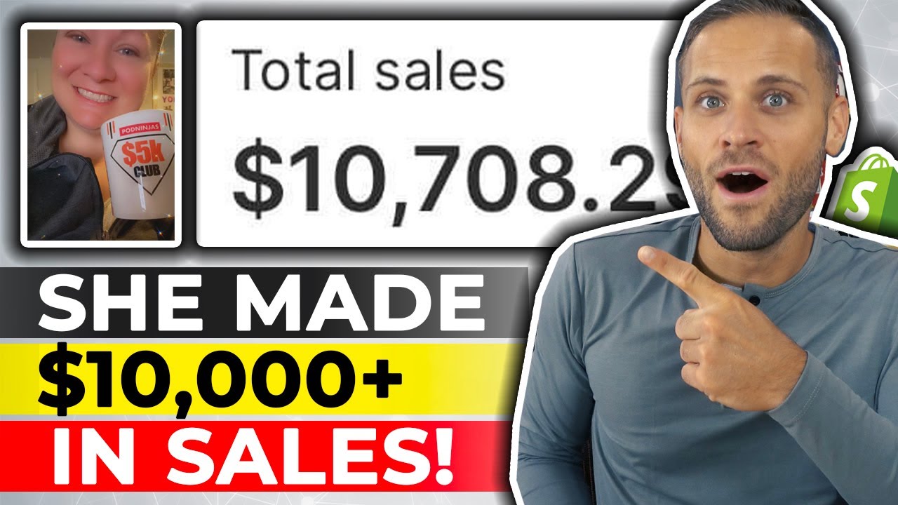 How Her FIRST Print On Demand Store Did $10,000+ In 4 Months