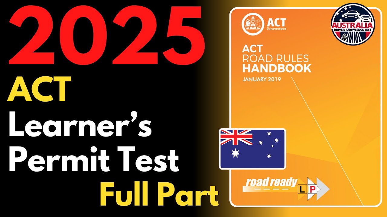 Australian Capital Territory Learner's Practice Test | Full part | Australia Driver Knowledge Test
