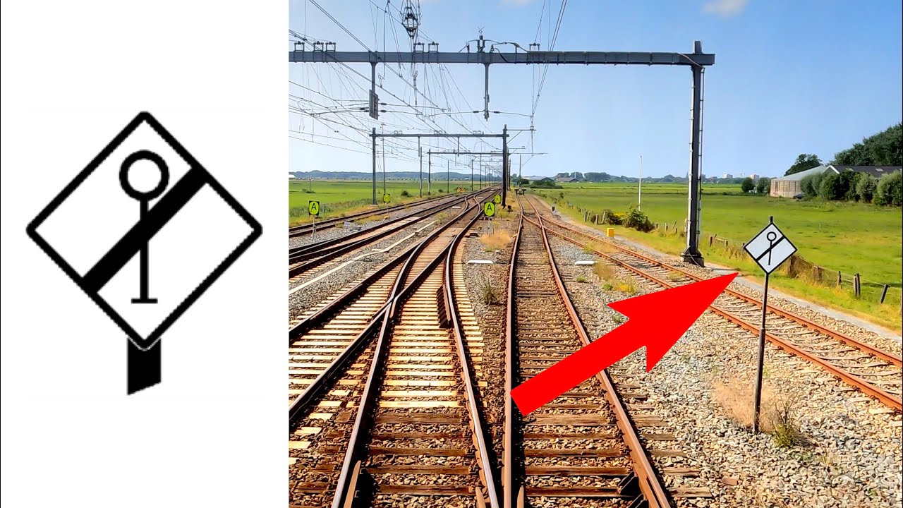 Spoorwegseinen uitgelegd DEEL 26: Einde beveiligd gebied Amsterdam - Alkmaar CABVIEW HOLLAND 20/7/21
