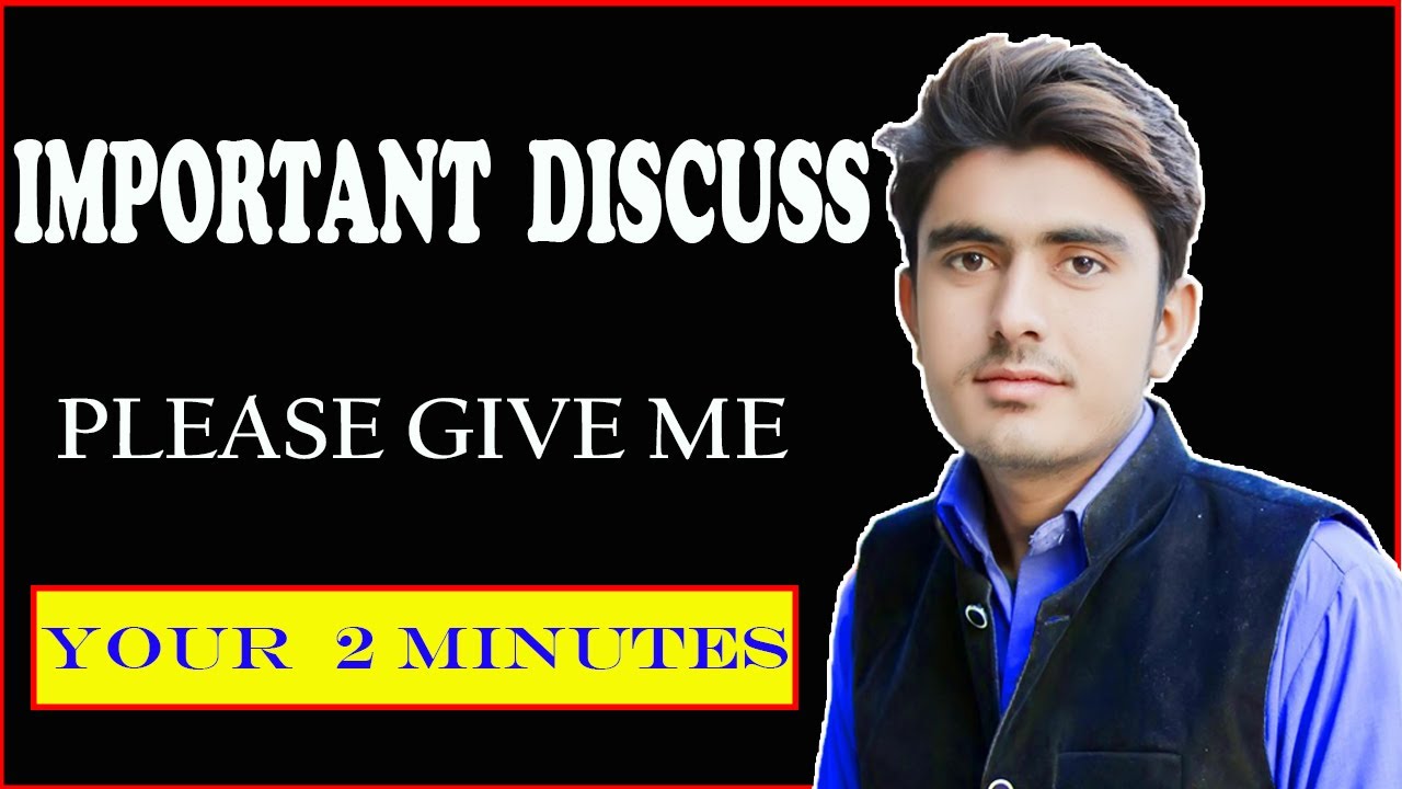 IMPORTANT DISCUSS WITH YOU PLEASE GIVE ME YOUR TWO MINUTES||FRServices||