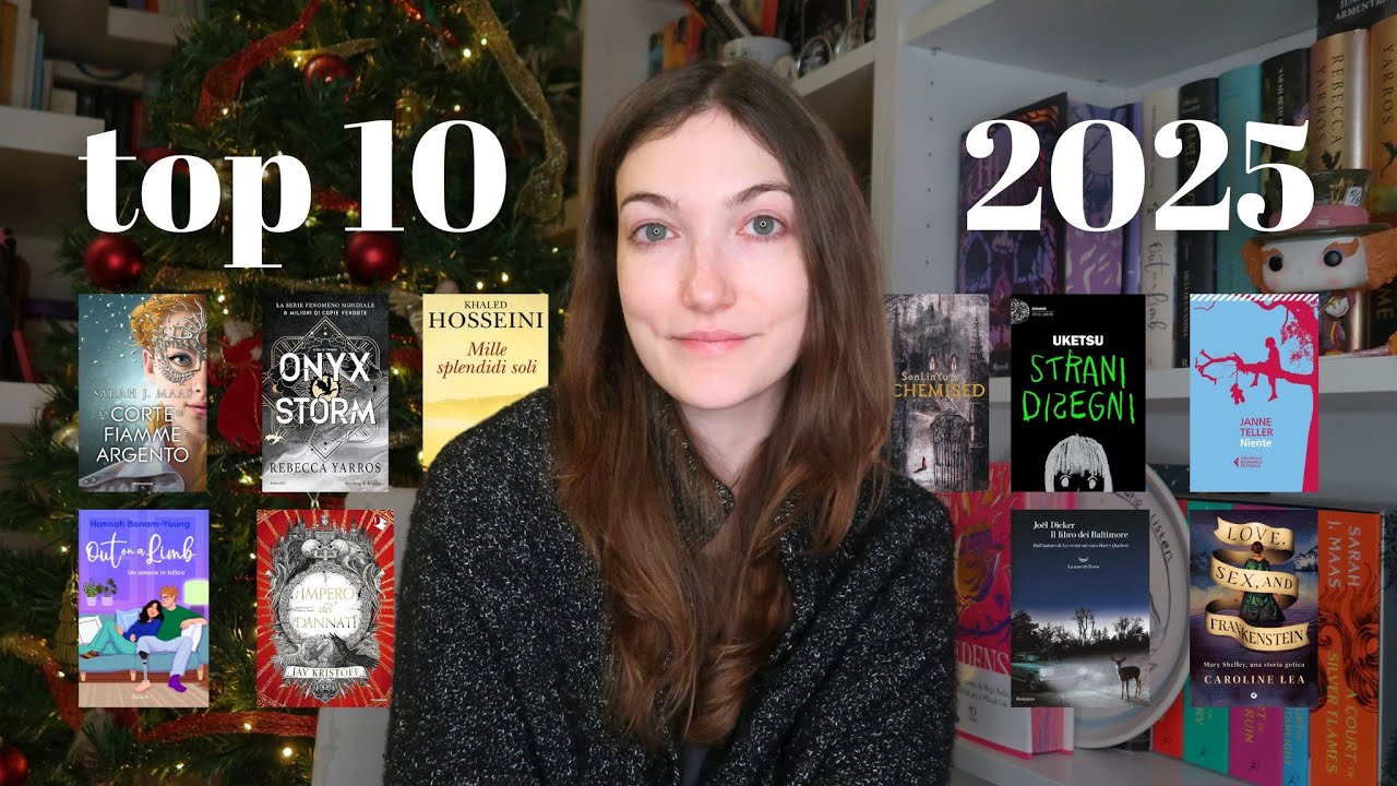 La mia top 10 dei libri letti nel 2025✨📚