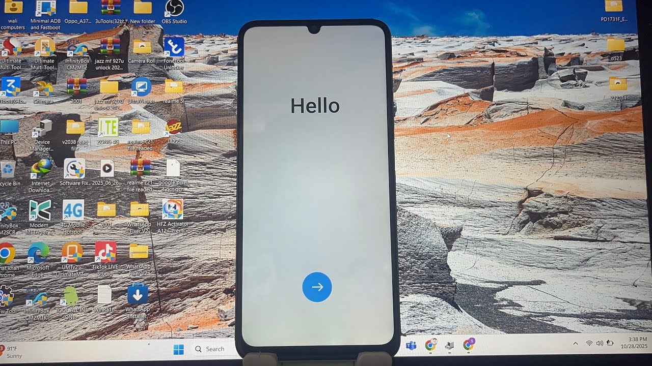 Realme Note 60 Frp Bypass Without Pc android 14 ! RMX3933  