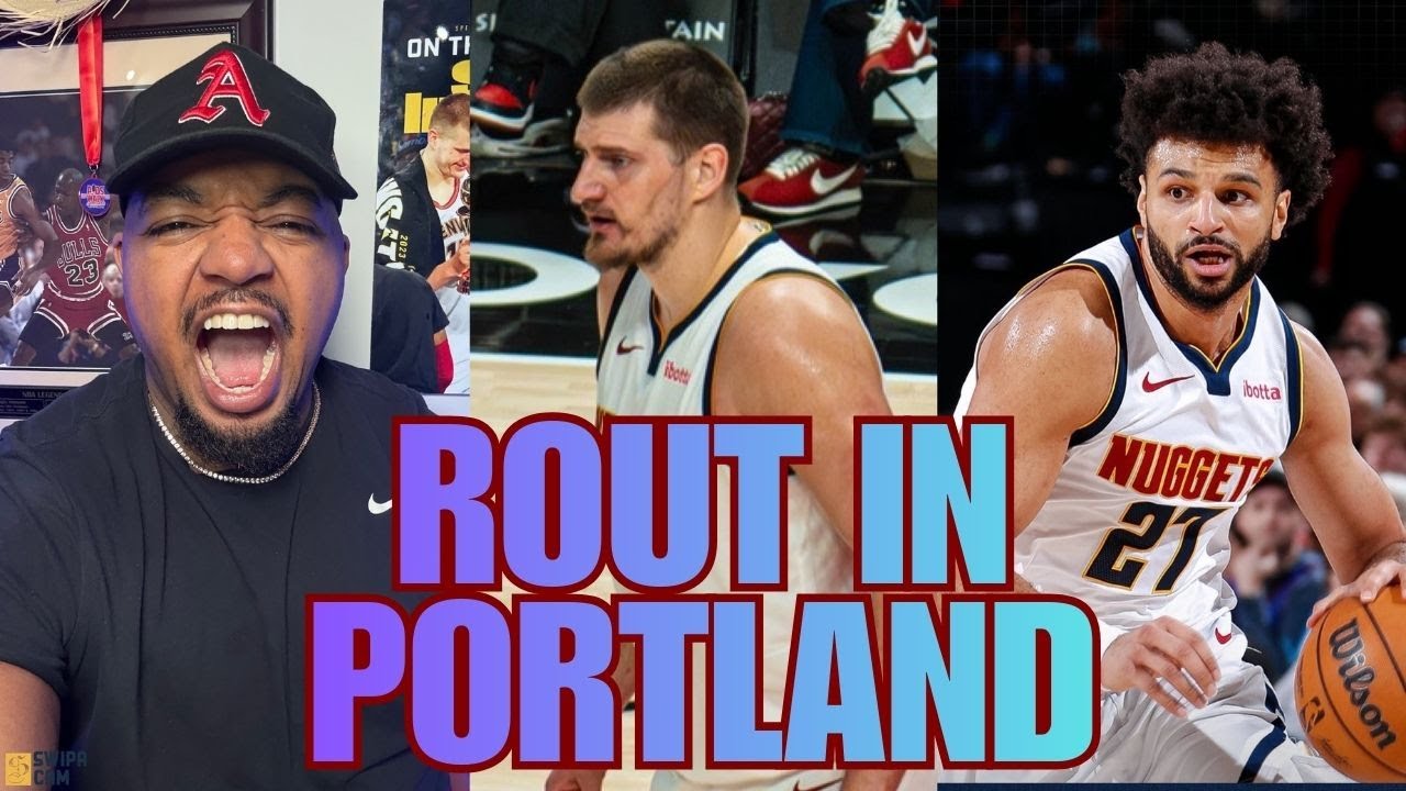 The Nuggets ROUT the Blazers | 55 POINT LEAD IN THE 4TH | WELCOME BACK JOKIC AND MURRAY