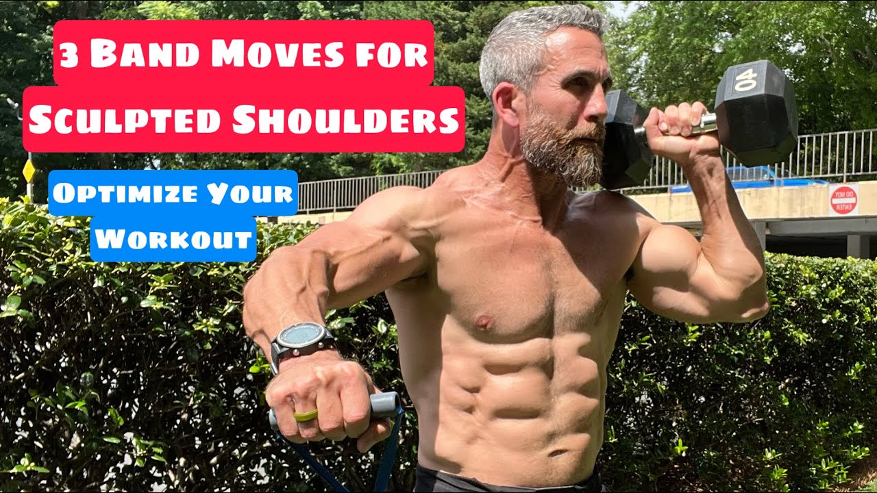Three Band Moves to Build 3-D Shoulders.