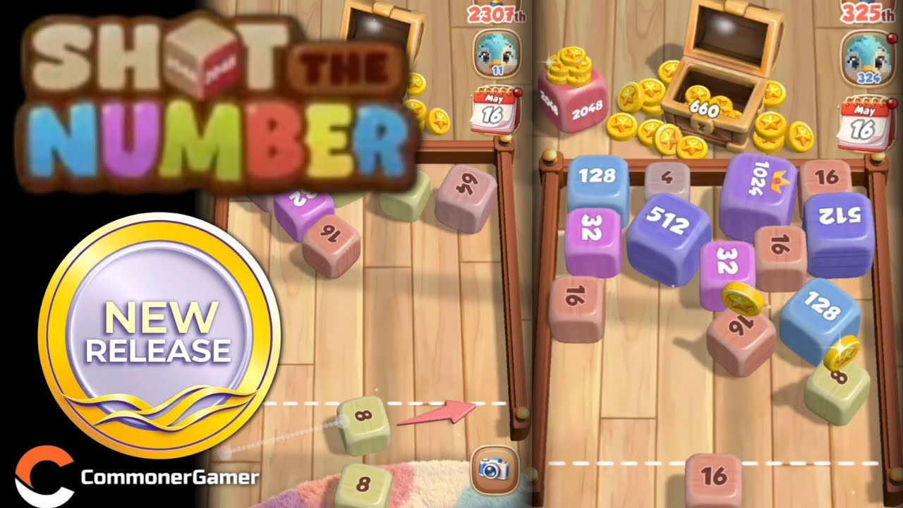 【#Shot The Number: Merge Puzzle】New Release (Android Gameplay)