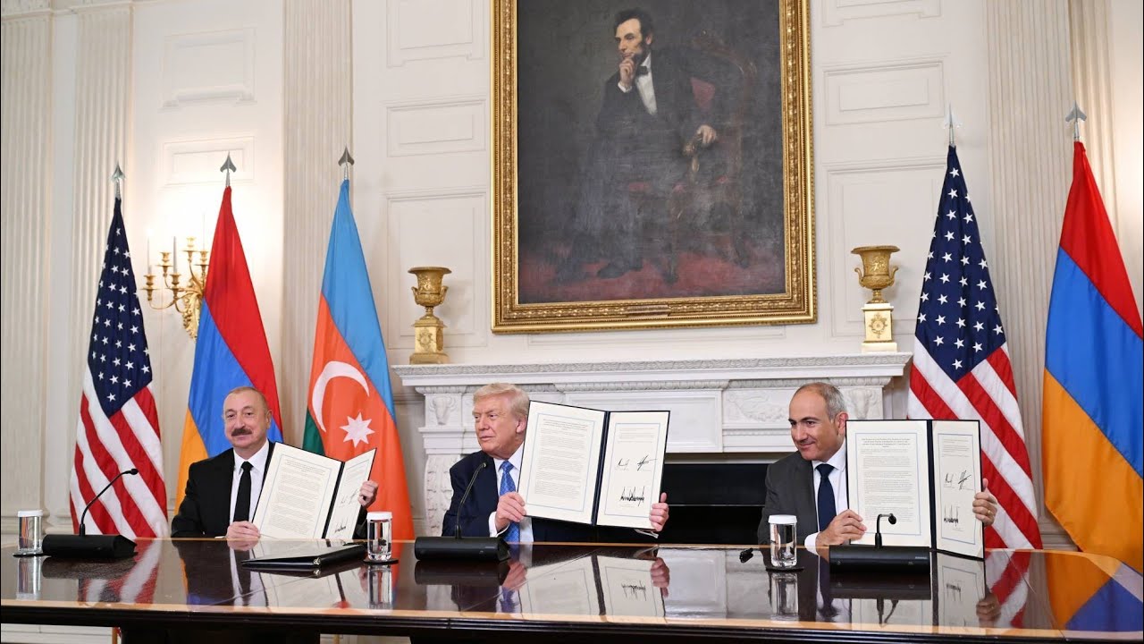 Azərbaycanın və ABŞ-ın prezidentlərinin, Ermənistanın Baş nazirinin Ağ Evdə birgə bəyanatları