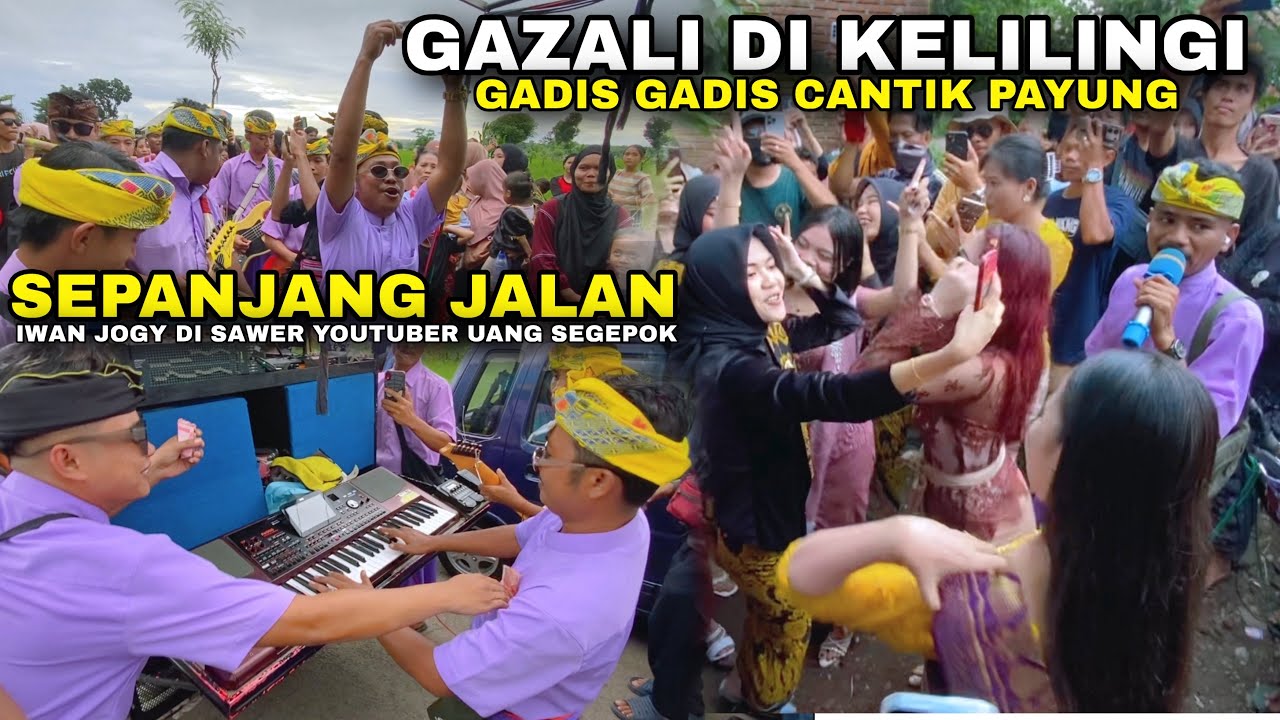 Sepanjang Jalan Iwan Jogy DiSawer Youtuber || Gazali Bawakan Lagu Sasak Viral Bikin Terngiang Ngiang