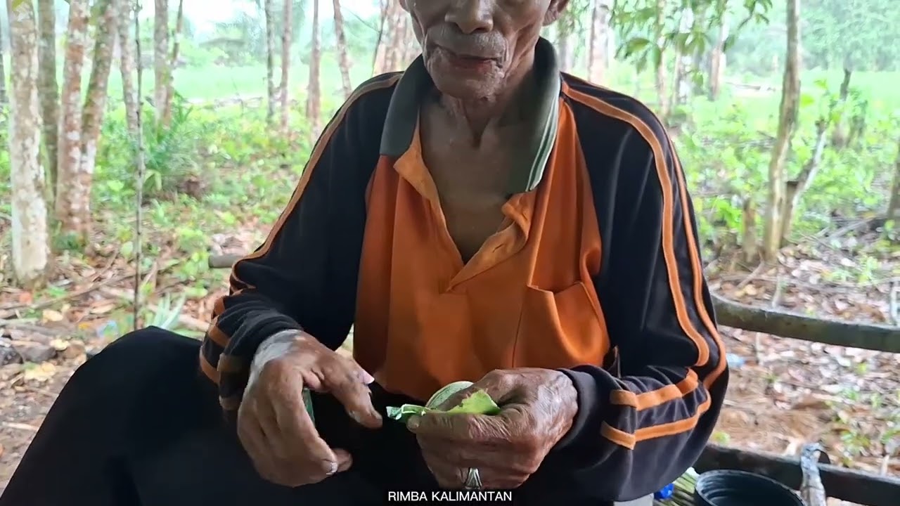 Nenek usia 90 tahun masih kuat berladang
