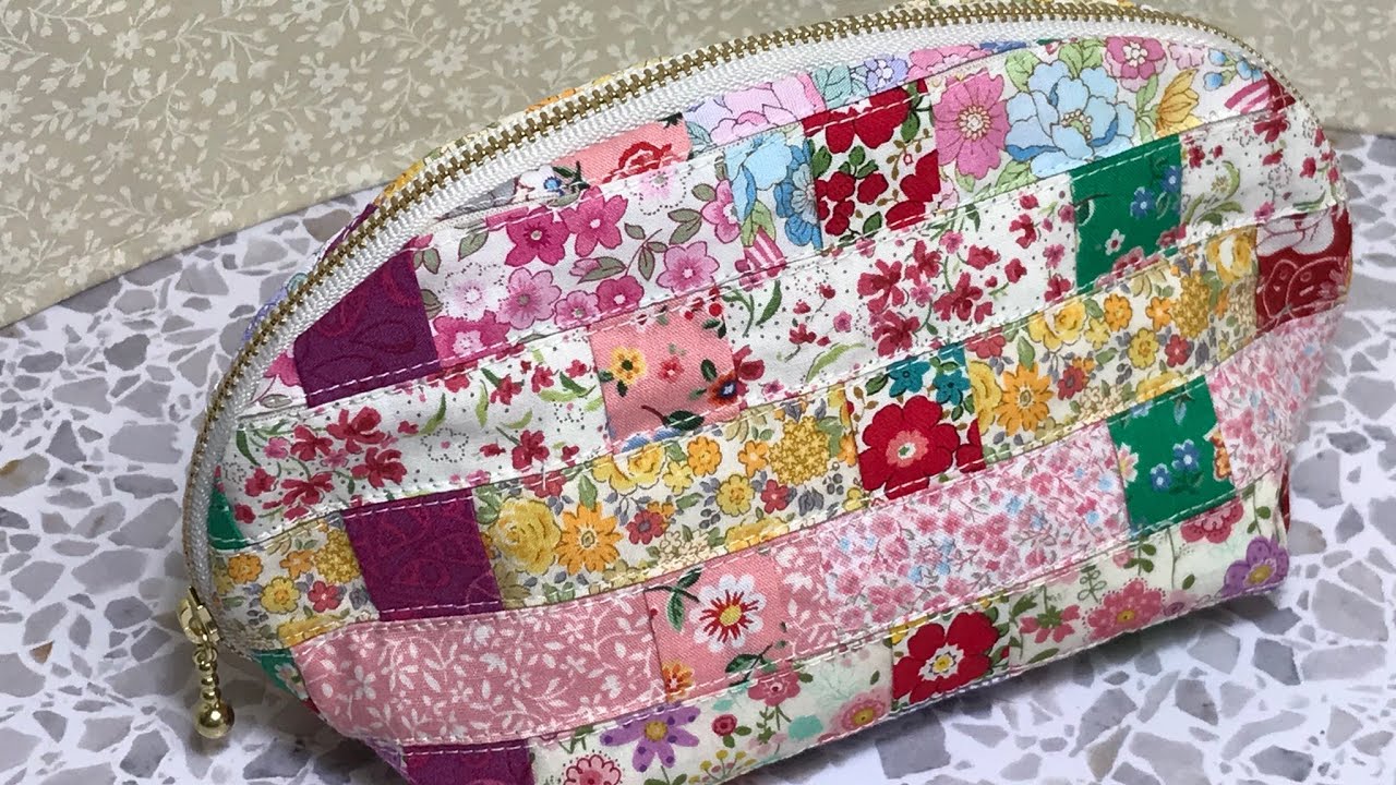 入れ口が大きいシェルポーチ🌺Shell pouch with a large opening 🌺