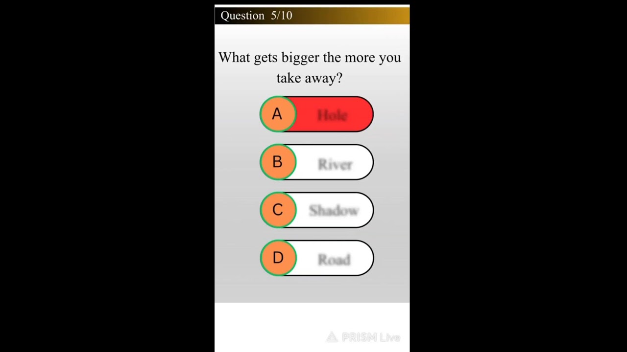 Warm your general knowledge skills with these quiz. leave total score on the comment box