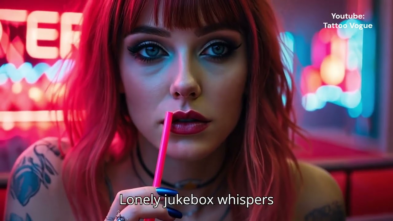 Neon Diner & Ink: Moody Night