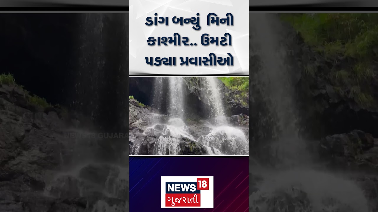 Dang Weather News | ડાંગ બન્યું મિની કાશ્મીર ઉમટી પડ્યા પ્રવાસીઓ | Tourist | Monsoon |SHORTS |News18