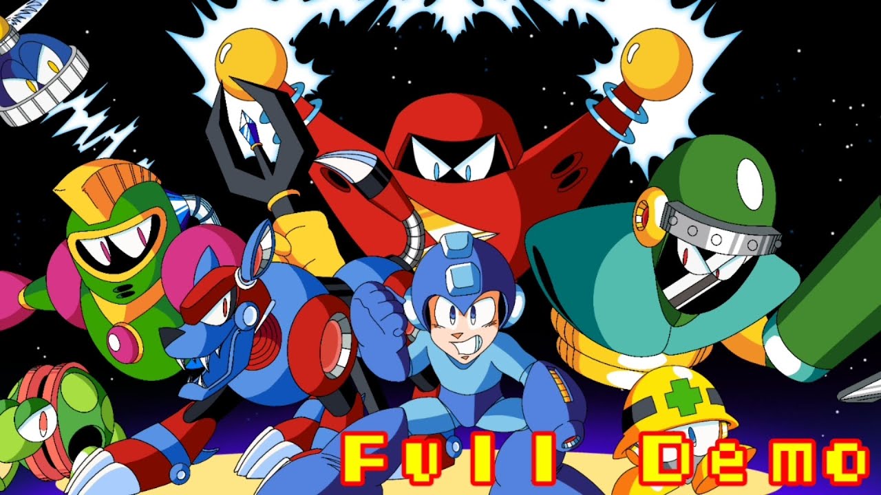Gameplay : Mega Man DOS Remake DEMO 2.0.1 - Full Demo
