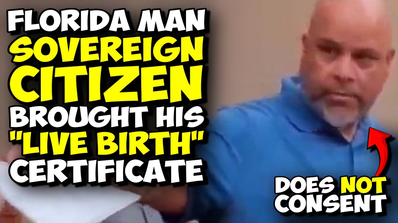 Sovereign Citizen FLORIDA MAN Does Not Consent To The Jurisdiction Of The Court! Pro Se FAIL!