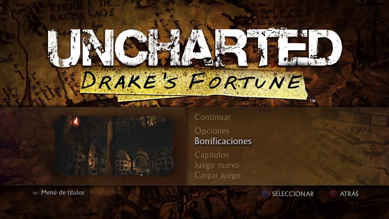 Jugando Uncharted 1 a por el platino