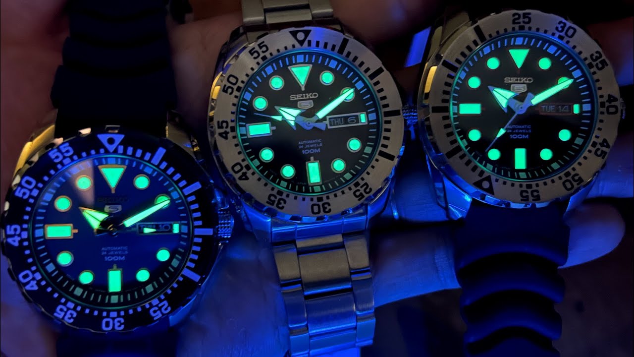 Seiko 5 Sports SRP599J1 , SRP601J1, SRP605J2 - Made in Japan
