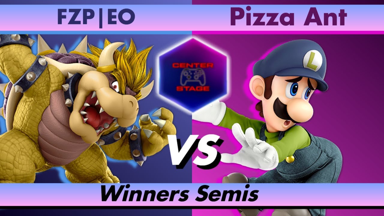 Center Stage #107 - FZP EO (Bowser) vs Pizza Ant (Luigi) - Super Smash Bros Ultimate SSBU