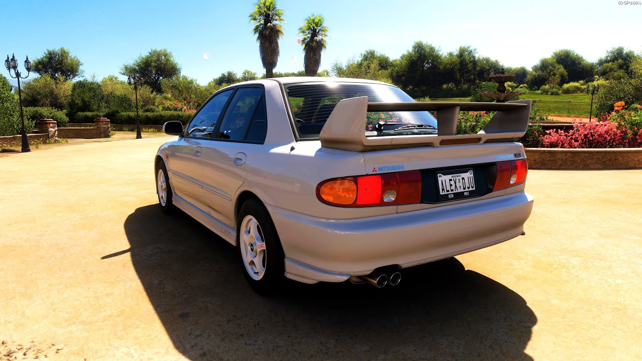 Forza Horizon 5 . Mitsubishi Lancer Evolution III GSR 1995 . Car Show Speed Jump Crash Test Drive .