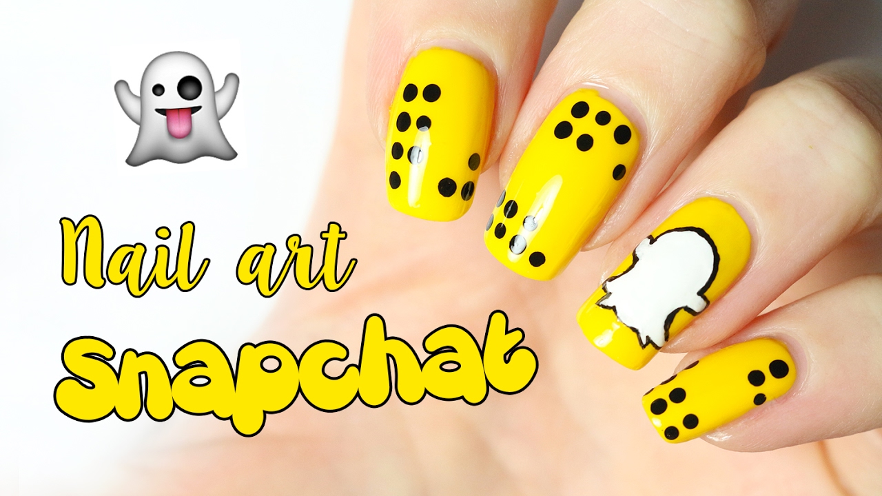 👻 Mes ongles sur Snapchat!