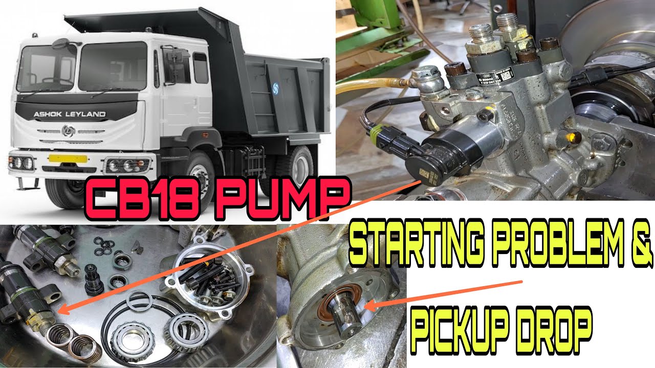 CB18 PUMP STARTING PROBLEM ||ASHOK LEYLAND||