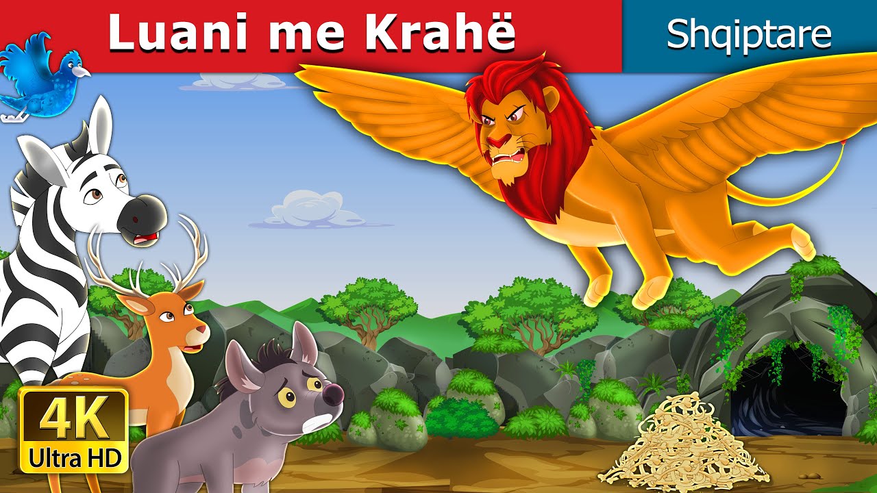 Luani me Krahë | The Winged Lion in Albanian | @AlbanianFairyTales