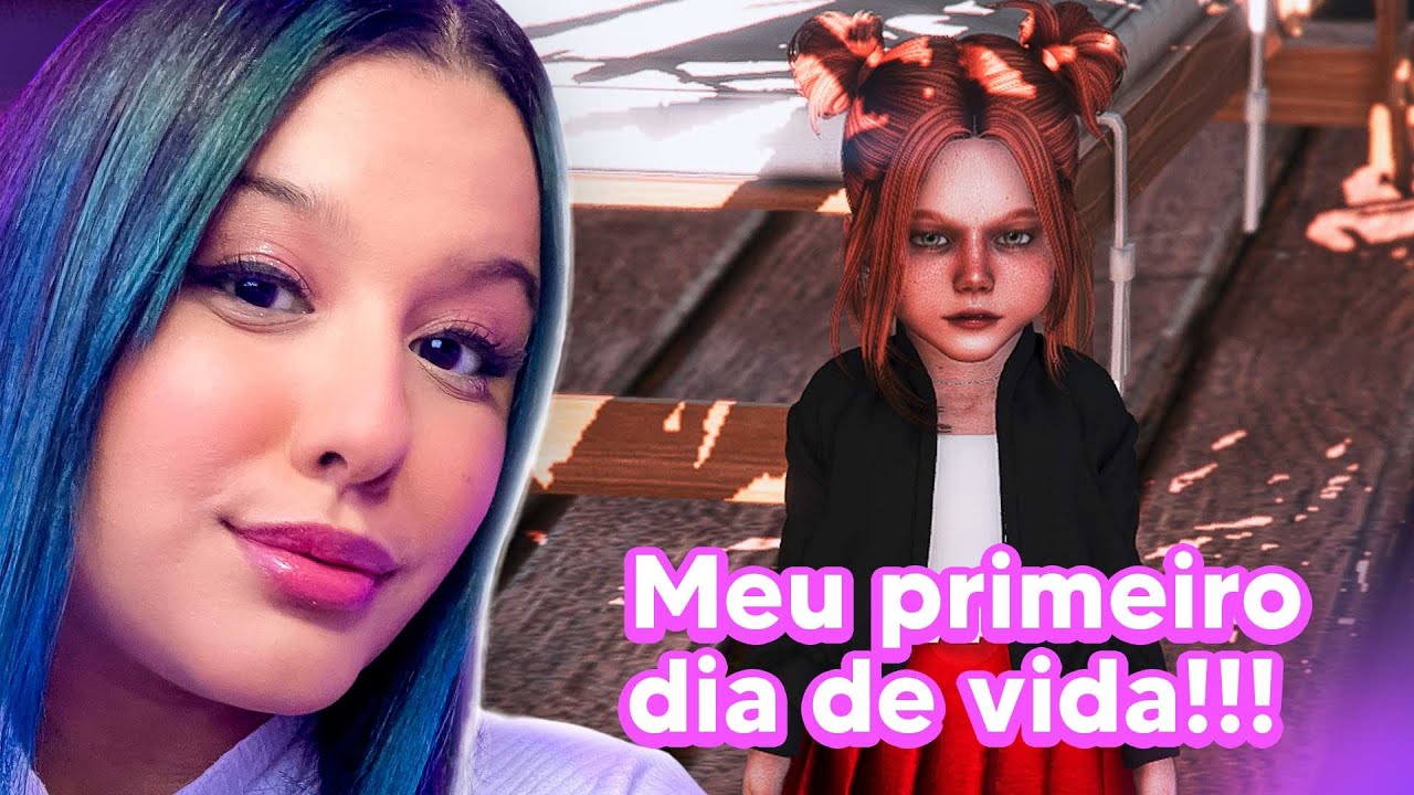 MEU PRIMEIRO DIA DE VIDA COM A TETÉ |  PEQUENAEVA Jogando GTA RP