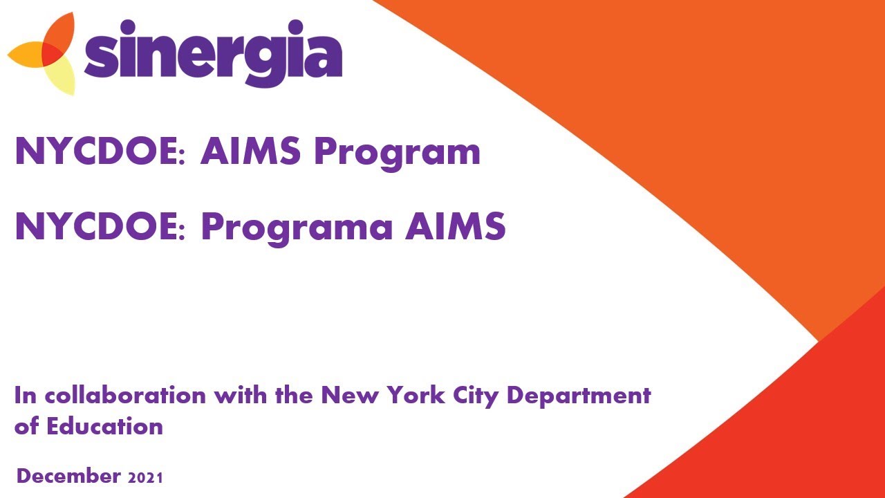 NYC DOE: AIMS  Program